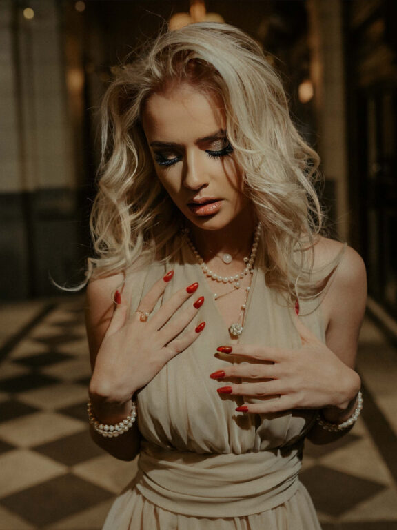 Best Downtown Calgary Portrait Location at Night